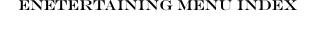 Enetertaining Menu Index